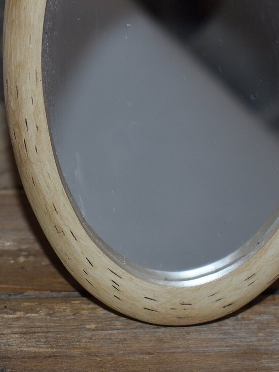 Small Bunny Rabbit Ears Mirror Whimsical Cottage Decor - Picture 4 of 8